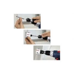 Scie Trépan BOSCH Foret De Centrage Pour Power Change HSS-Co 6 Pans ¼" 120 Mm -Scie trépan Soldes Boutique bosch foret de centrage pour power change hss co 6 pans 120 mm 2