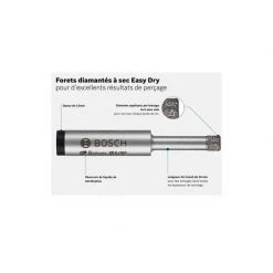 Foret Multimatériaux BOSCH Forets Diamantées à Sec Dry Speed Best For Ceramic -Scie trépan Soldes Boutique bosch forets diamantees a sec dry speed best for ceramic 2