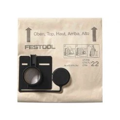 Accessoire & Sac D'aspirateur FESTOOL 5 Sacs Filtres FIS-CT 55/5 - 452973